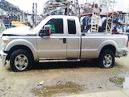 2015 FORD F250SD, SILVER, XLT MODEL. EXTD CAB, 6.2L, FLEX AT 2WD.  F25226